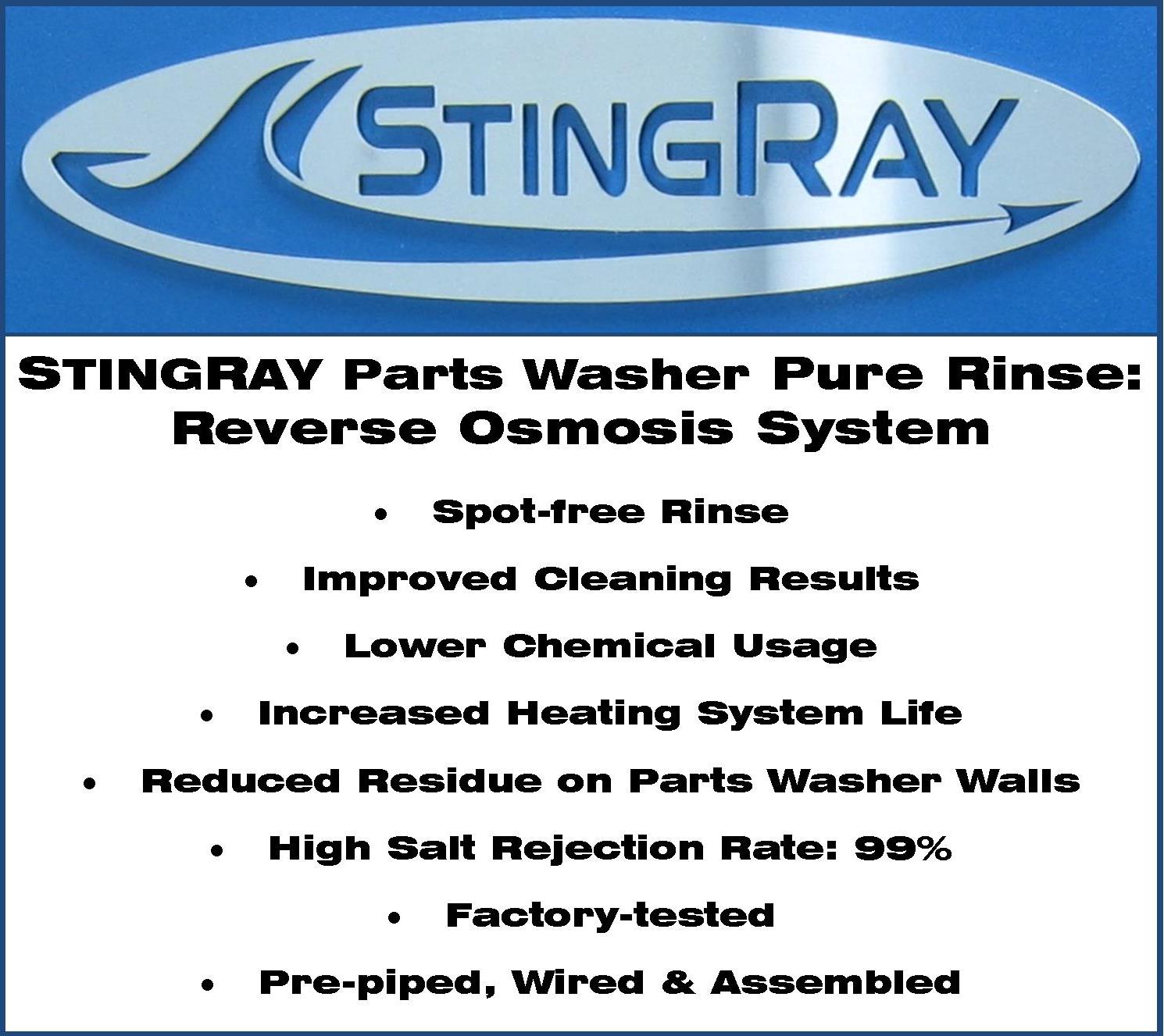 Pure-Rinse-Reverse-Osmosis-System/9-StingRay-Parts-Washer-Reverse-Osmosis-Features-Benefits