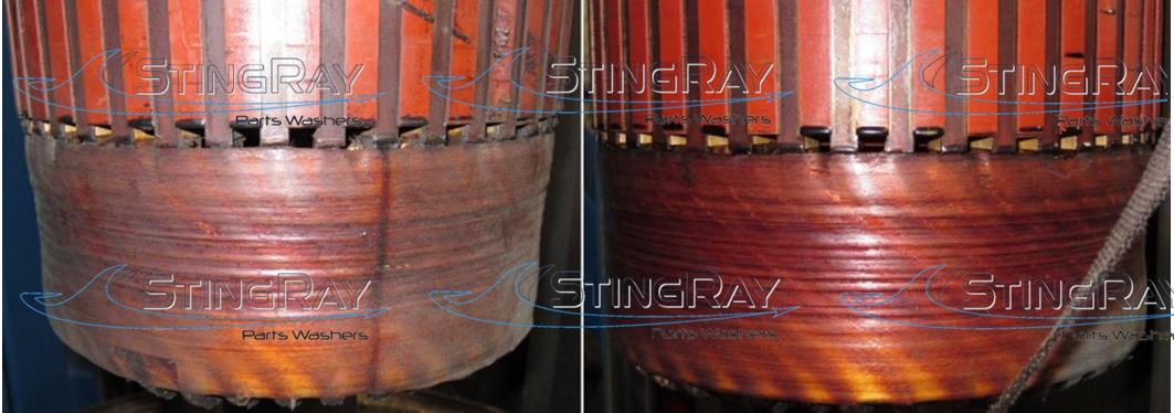 StingRay Electric Motor Armature Cleaning Results