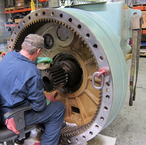 Wind Turbine Gearbox Washing