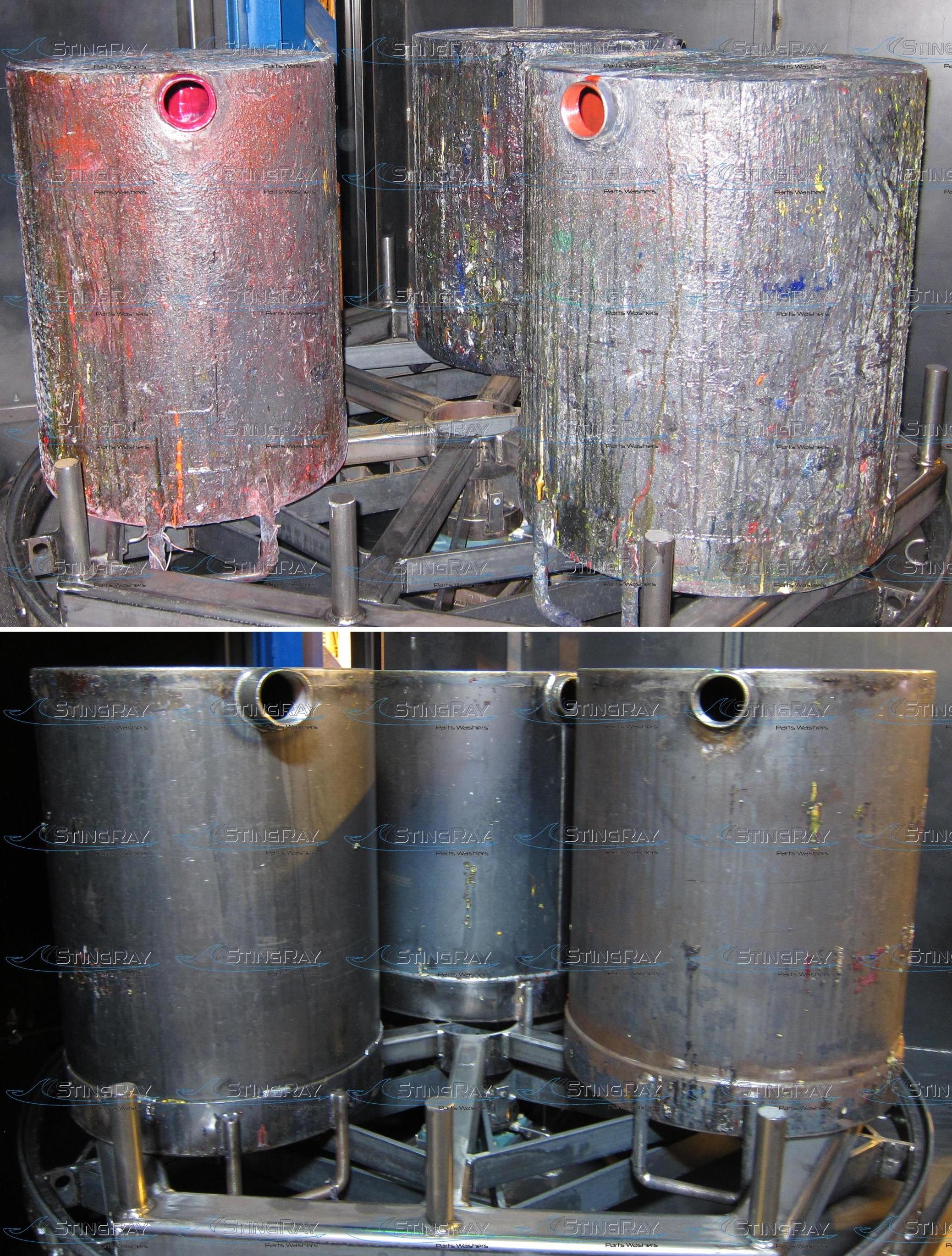 Ink-Bucket-Cleaning-Results-industrial-parts-washer