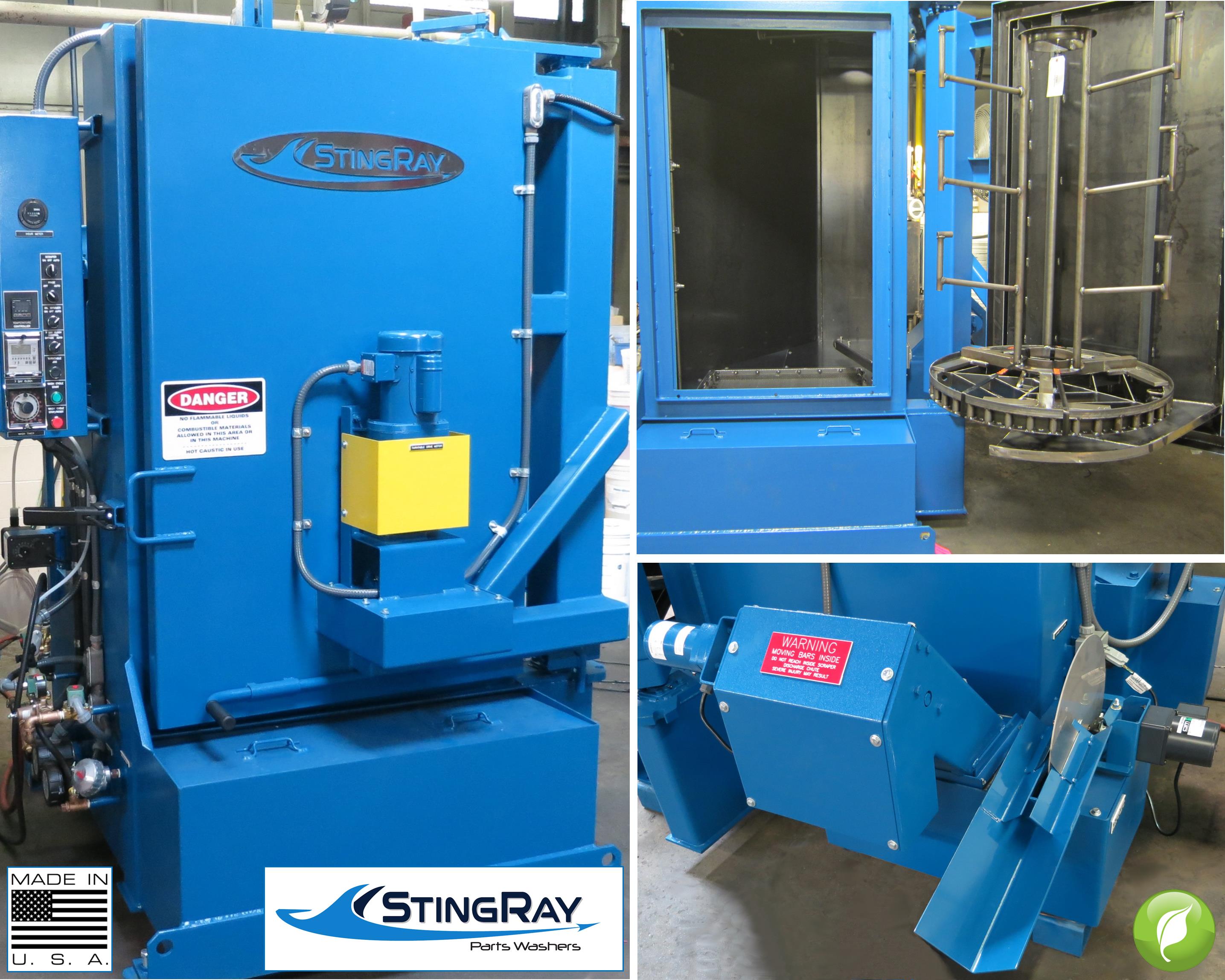 StingRay Industrial Parts Washer for Rail Roller Bearings