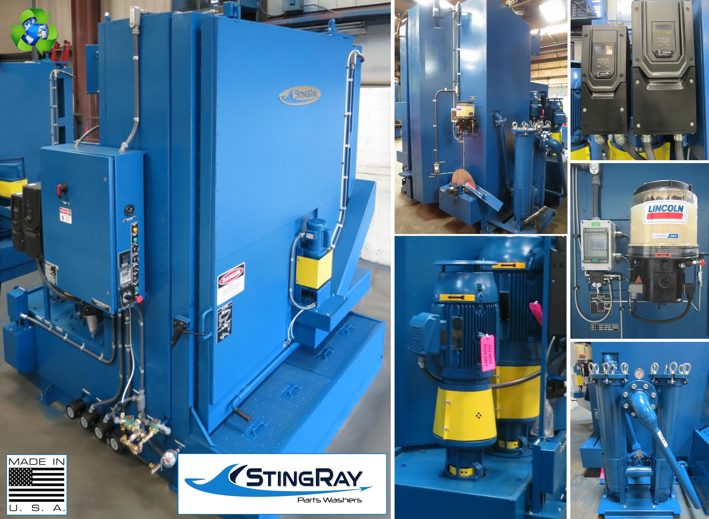 StingRay Industrial Parts Washer for Mining Equipment Engine Rebuilding