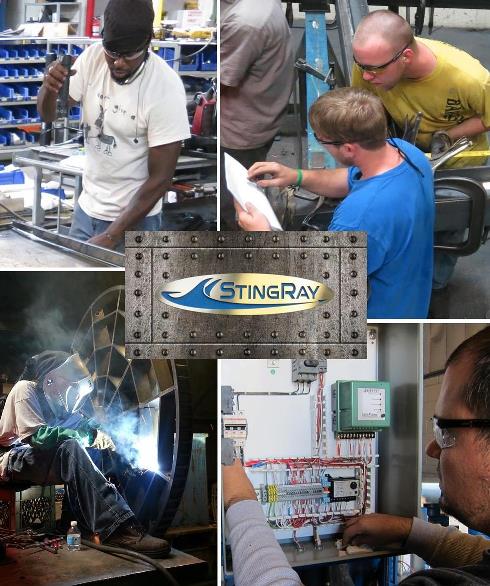 Industrial-Parts-Washer-Fabrication-Crew-StingRay