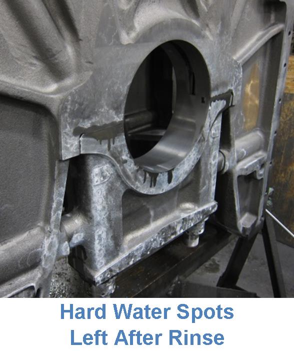 Hard Water Spots Left After Rinse StingRay parts Washer