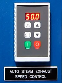 Steam Exhaust Speed Control