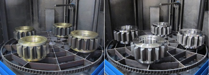 Gears Before and After Washing