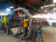 2-piece cabinet fabrication